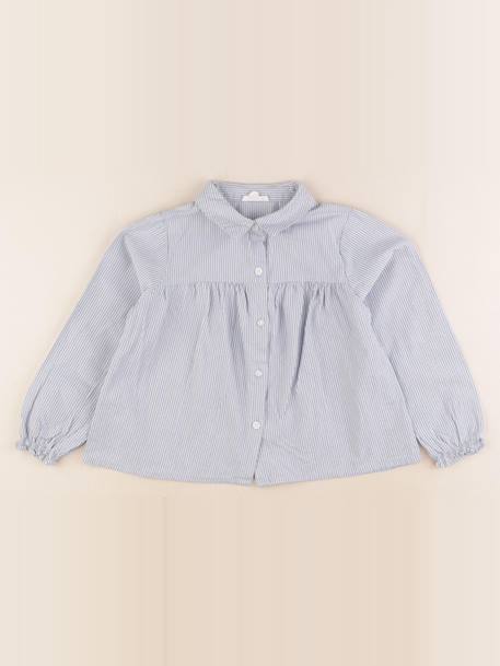 Blouse - 6 ans Blanc, bleu 1 - vertbaudet enfant 