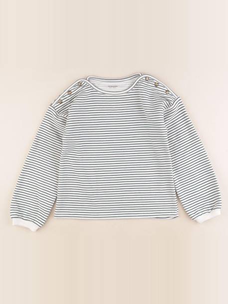 Sweat - 8 ans Blanc, vert 1 - vertbaudet enfant 