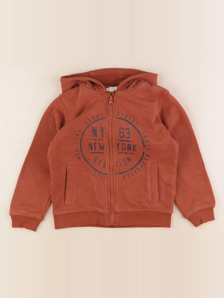 Sweat - 5 ans Marron 1 - vertbaudet enfant 