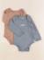 Lot de 2 bodies en coton - 12 mois Bleu, marron 1 - vertbaudet enfant 