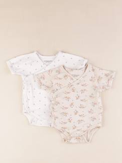 Seconde main-Fille-Body bébé-Lot de 2 bodies en coton - 3 mois