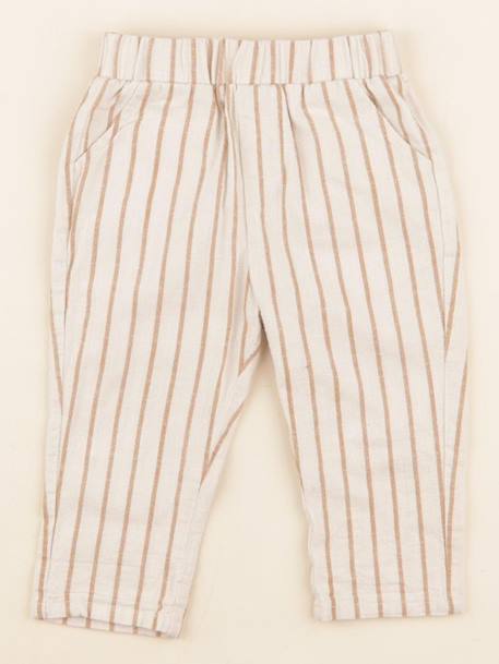 Pantalon - 6 mois Beige 1 - vertbaudet enfant 