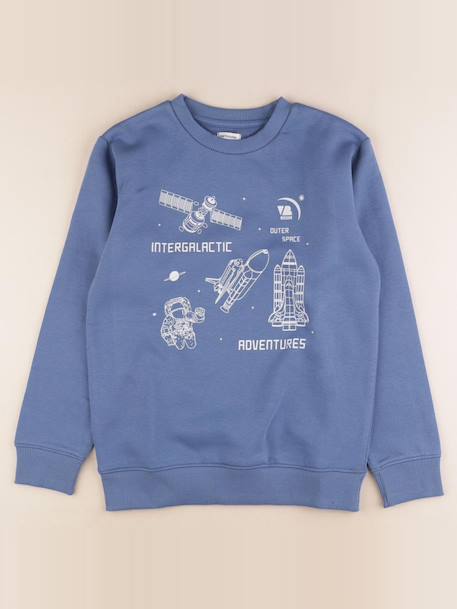 Sweat - 12 ans Bleu 1 - vertbaudet enfant 