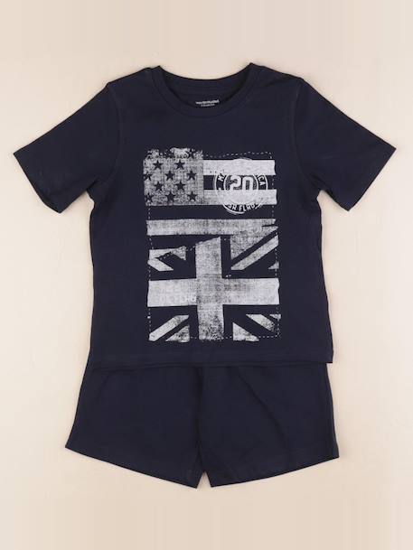 Pyjama coton - 5 ans Bleu 1 - vertbaudet enfant 