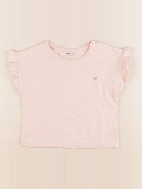 Tee-shirt - 4 ans Rose 1 - vertbaudet enfant 