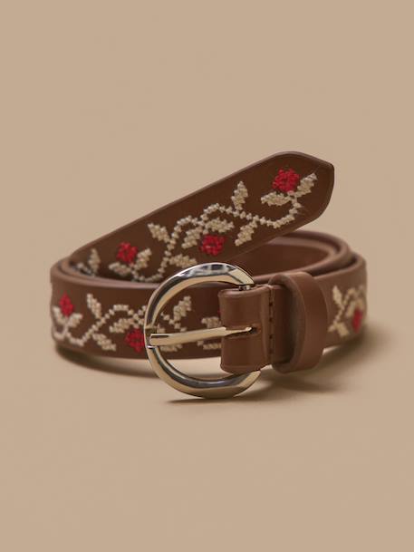 Fille-Ceinture en cuir fille