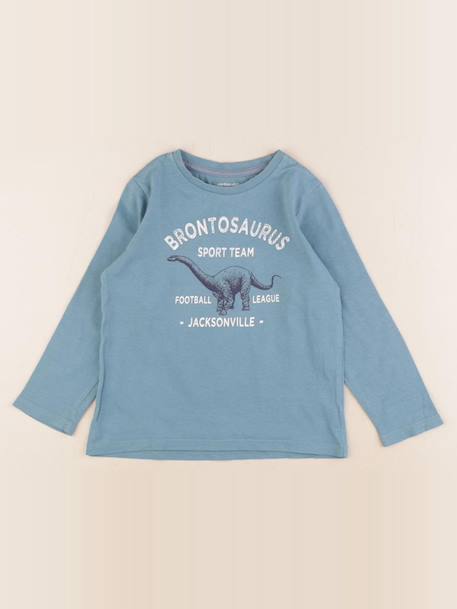 Tee-shirt - 4 ans Bleu 1 - vertbaudet enfant 