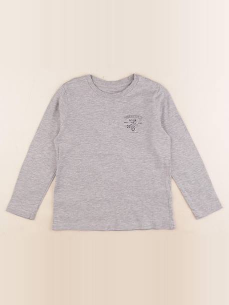 Tee-shirt - 6 ans Gris 1 - vertbaudet enfant 