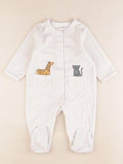 Seconde main-Garçon-Pyjama, surpyjama, dors-bien-Pyjama velours - 12 mois