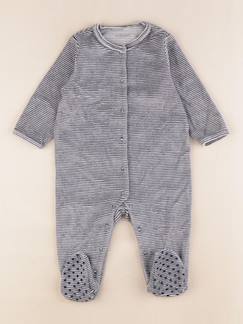 Seconde main-Garçon-Pyjama, surpyjama, dors-bien-Pyjama velours - 12 mois