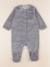 Pyjama velours - 12 mois Bleu 1 - vertbaudet enfant 