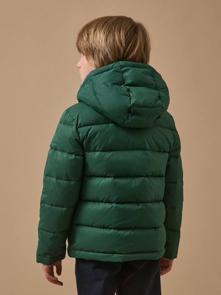 Doudoune garçon réversible Cerise+Vert pin 4 - vertbaudet enfant 