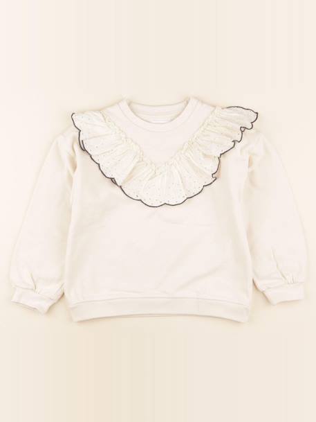 Sweat - 8 ans Blanc 1 - vertbaudet enfant 