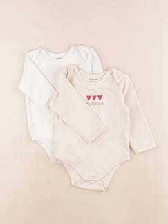 Seconde main-Fille-Body bébé-Lot de 2 bodies en coton - 24 mois