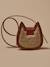 Sac écureuil cuir et sherpa fille Ecru 5 - vertbaudet enfant 