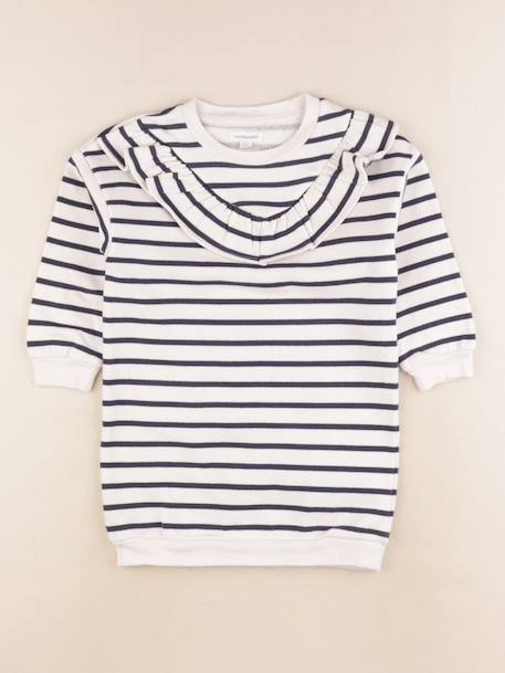 Robe coton - 4 ans Blanc, bleu 1 - vertbaudet enfant 