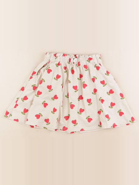 Jupe - 6 ans Blanc, rouge 1 - vertbaudet enfant 