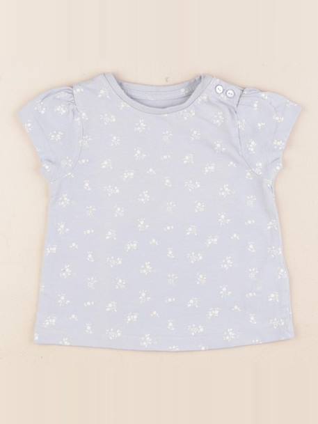 Tee-shirt - 12 mois Bleu 1 - vertbaudet enfant 