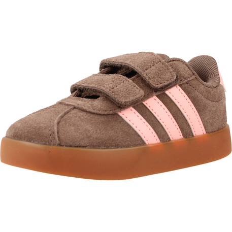 Basket fille à scratchs Marron esttie 4 - vertbaudet enfant 