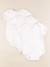 Lot de 3 bodies en coton - 9 mois Blanc 1 - vertbaudet enfant 