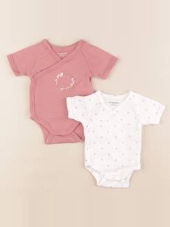 Seconde main-Fille-Body bébé-Lot de 2 bodies en coton - 1 mois