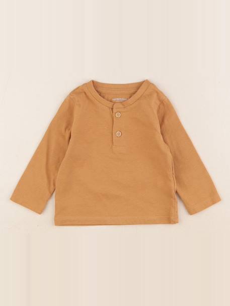 Tee-shirt - 6 mois Marron 1 - vertbaudet enfant 