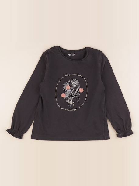 Tee-shirt - 6 ans Noir 1 - vertbaudet enfant 