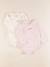Lot de 2 bodies en coton - 9 mois Beige, rose 1 - vertbaudet enfant 