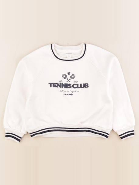 Sweat - 4 ans Blanc 1 - vertbaudet enfant 