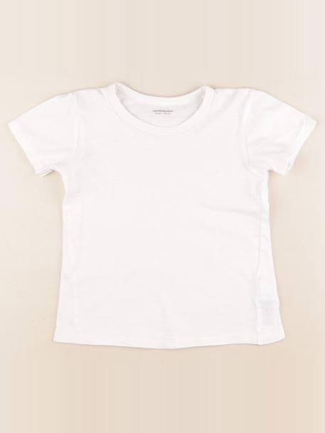 Tee-shirt - 6 ans Blanc 1 - vertbaudet enfant 