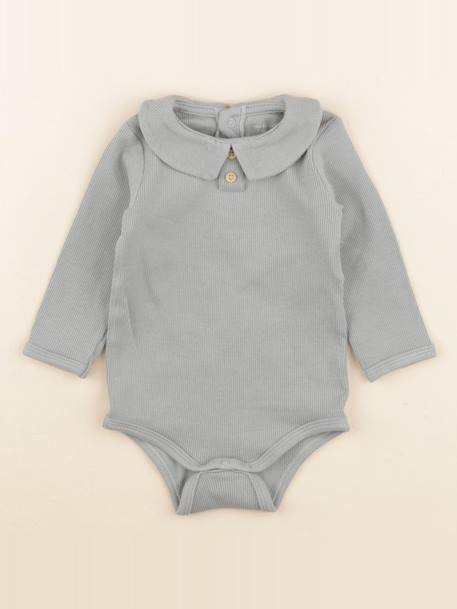 Body à col - 9 mois Vert 1 - vertbaudet enfant 