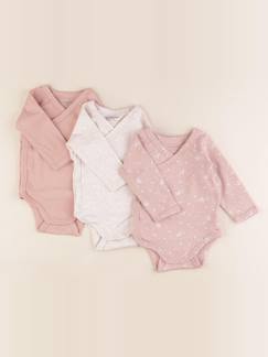 Seconde main-Fille-Body bébé-Lot de 3 bodies en coton - 3 mois
