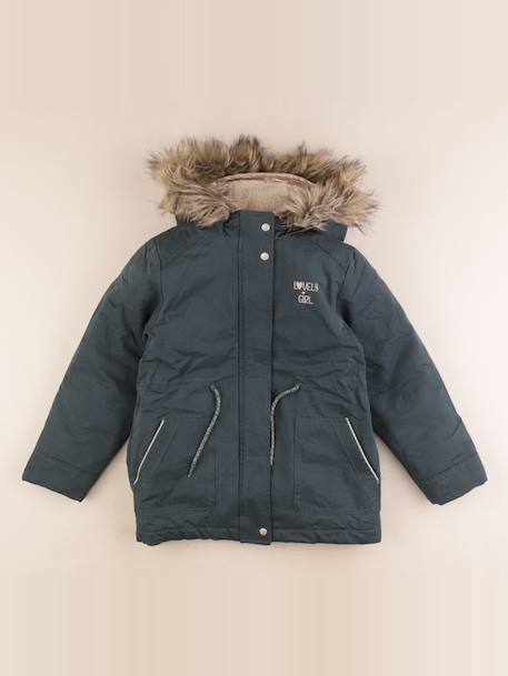 Parka doublure amovible - 8 ans Vert 1 - vertbaudet enfant 