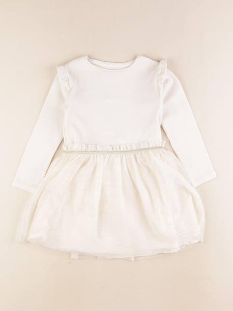 Robe - 4 ans Beige, or 1 - vertbaudet enfant 