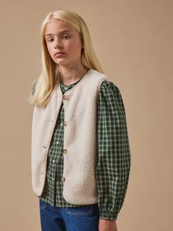 Veste en sherpa - collection junior  - vertbaudet enfant