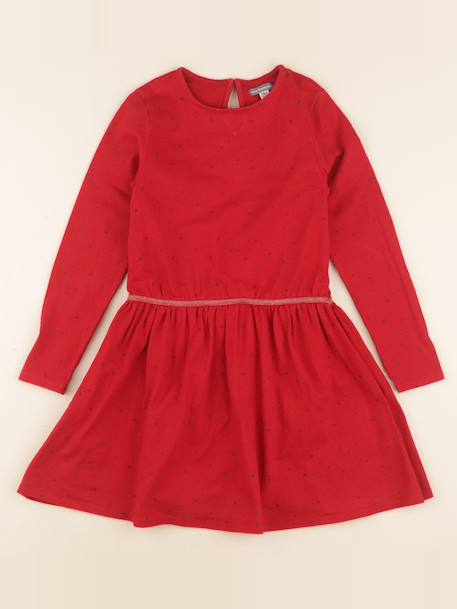 Robe - 8 ans Rouge 1 - vertbaudet enfant 