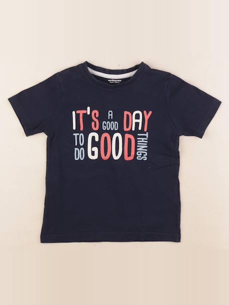 Tee-shirt - 5 ans Bleu 1 - vertbaudet enfant 