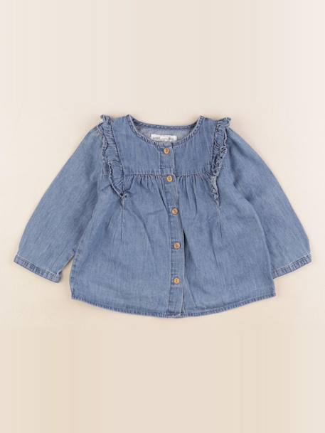 Blouse - 12 mois Bleu 1 - vertbaudet enfant 