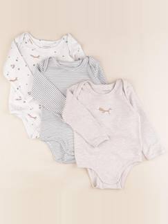 Seconde main-Garçon-Body-Lot de 3 bodies en coton - 12 mois