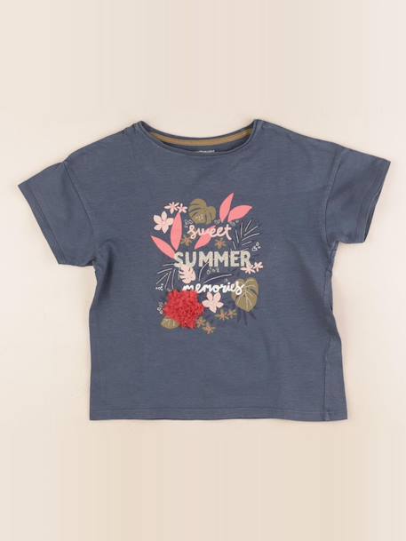 Tee-shirt - 8 ans Bleu 1 - vertbaudet enfant 
