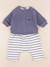 Ensemble - 1 mois Blanc, bleu 1 - vertbaudet enfant 