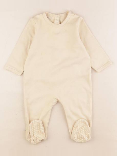 Pyjama coton - 9 mois Jaune 1 - vertbaudet enfant 