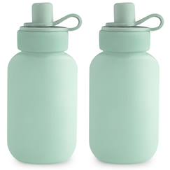 Puériculture-Lot de 2 gourdes alimentaires cambridge blue (2 x 150 ml)