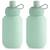 Lot de 2 gourdes alimentaires cambridge blue (2 x 150 ml) Bleu+Rose+Vert d'eau 9 - vertbaudet enfant 