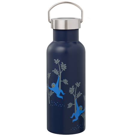 Gourde isotherme monkey (500 ml) Bleu 2 - vertbaudet enfant 