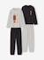 Lot de 2 pyjamas garçon manches longues noir 1 - vertbaudet enfant 