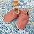 Chaussons bébé cuir souple uni Rose 3 - vertbaudet enfant 