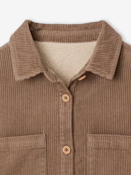 Chemise manches longues garçon taupe 4 - vertbaudet enfant 