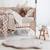 Couverture polaire vichy caramel (110 x 80 cm) Ecru, marron 5 - vertbaudet enfant 