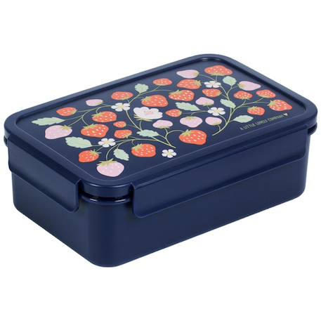 Lunch box fraises Noir, rouge, bleu 1 - vertbaudet enfant 
